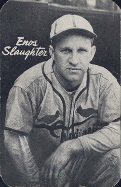 1947 Bond Bread Enos Slaughter # Baseball Card