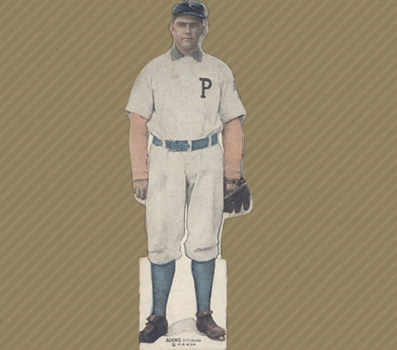 1910 American Caramel Die-Cuts Babe Adams # Baseball Card