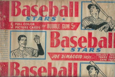 1953 Bowman Color Wax Pack #WP Baseball Card