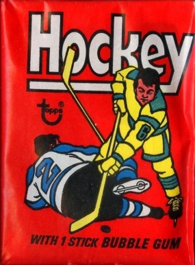 1975 Topps Wax Pack #WP Hockey Card