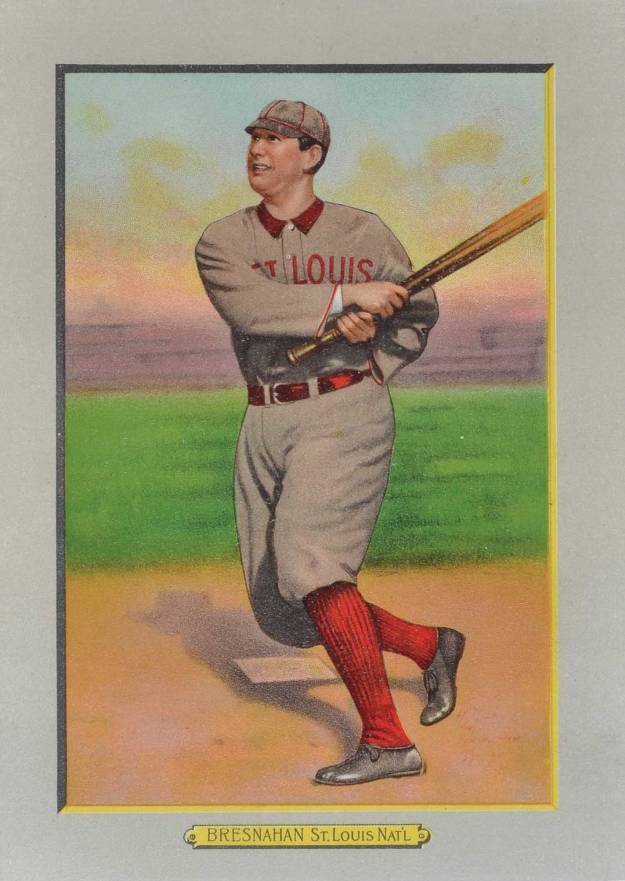 1911 Turkey Reds BRESNAHAN, St. Louis Nat'L #4 Baseball Card