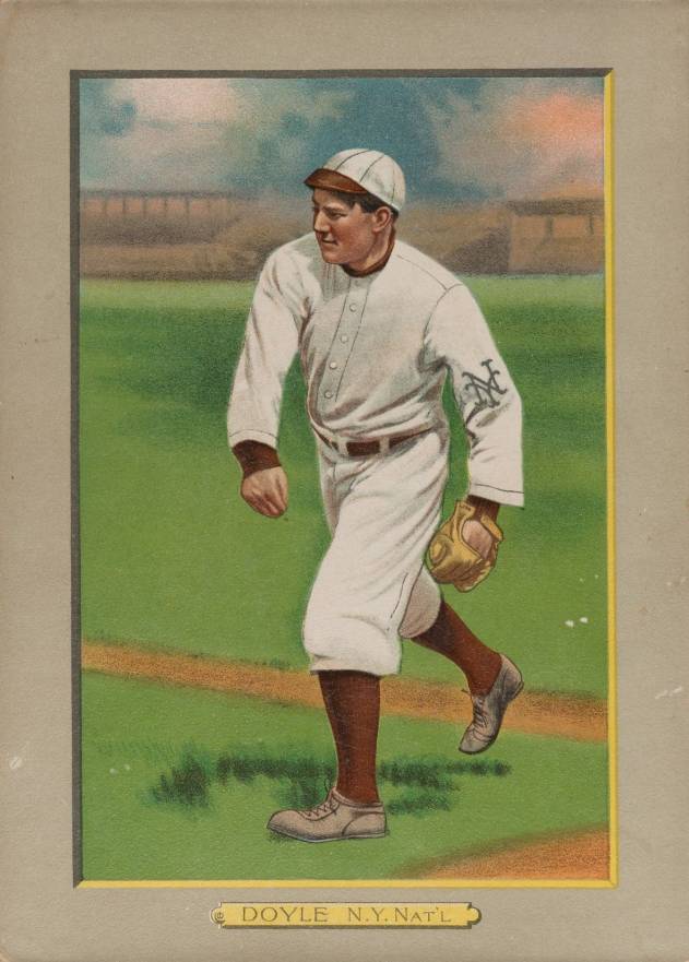 1911 Turkey Reds DOYLE, N.Y. Nat'L #13 Baseball Card