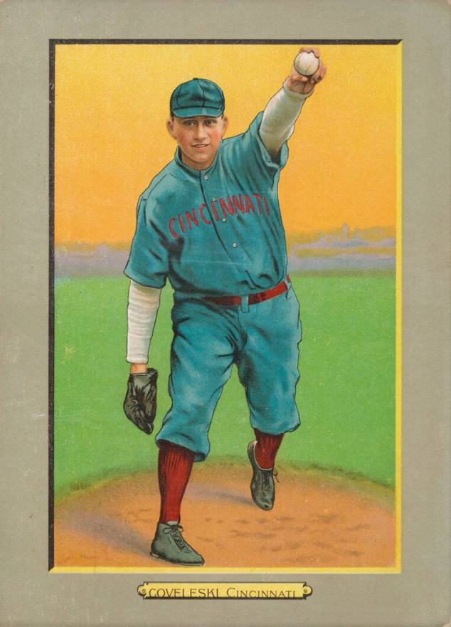 1911 Turkey Reds COVELESKI, Cincinnati #88 Baseball Card