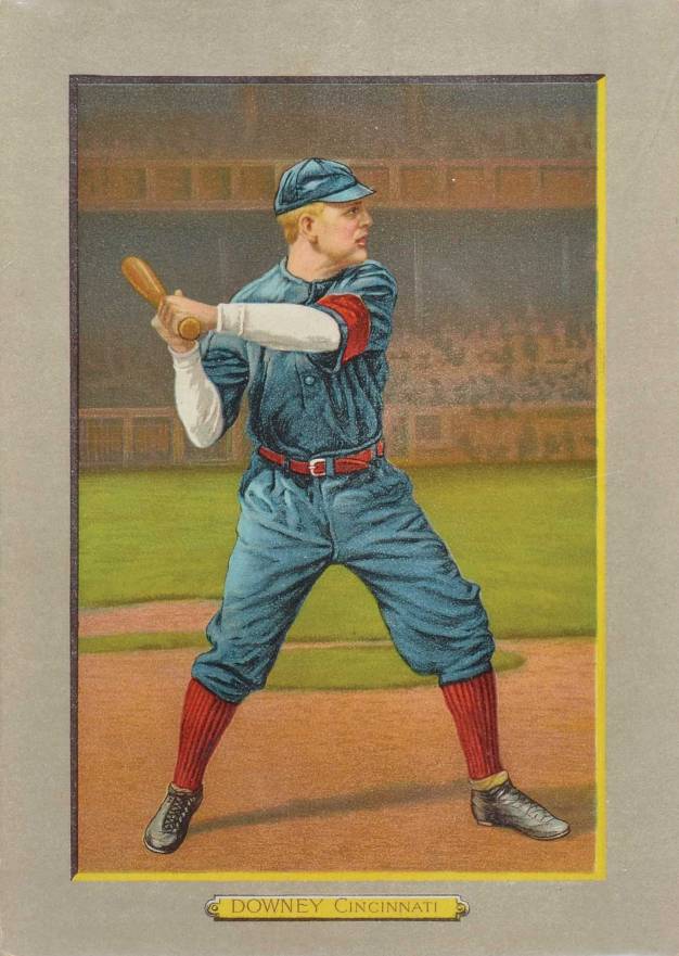 1911 Turkey Reds DOWNEY, Cincinnati #91 Baseball Card