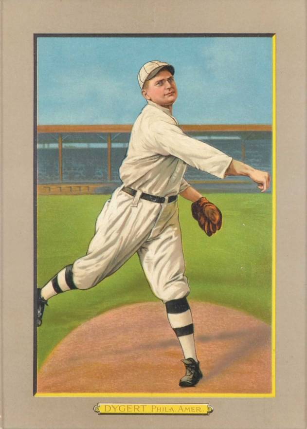 1911 Turkey Reds DYGERT, Phila. Amer. #92 Baseball Card