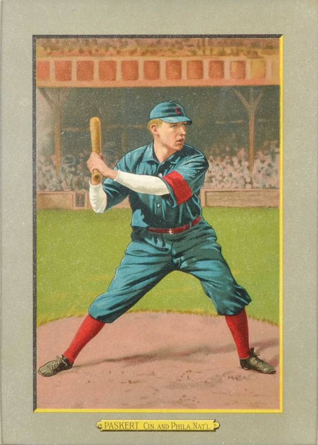 1911 Turkey Reds Dode Paskert #112B Baseball Card