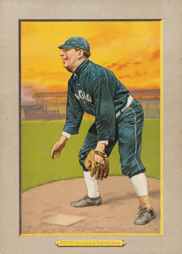 1911 Turkey Reds SMITH, Chicago & Boston Amer. #118 Baseball Card