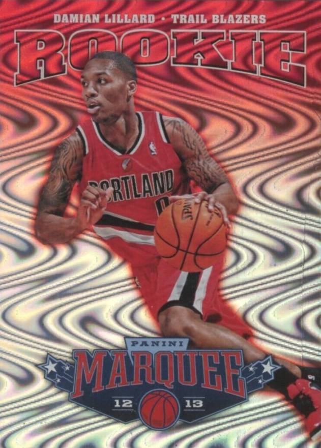 2012 Panini Marquee Damian Lillard #151 Basketball Card