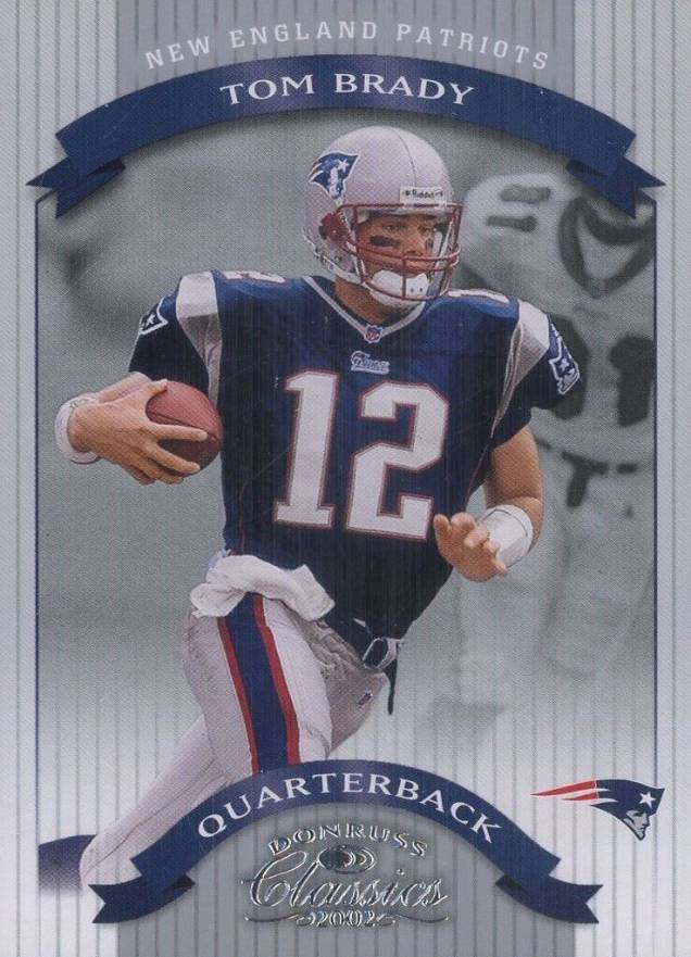 2002 Donruss Classics Tom Brady #75 Football Card