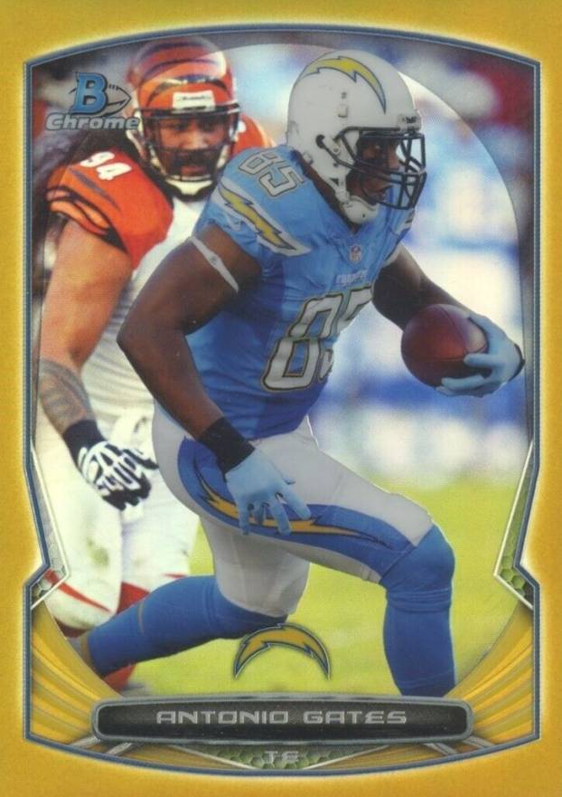 2014 Bowman Chrome  Antonio Gates #100 Football Card