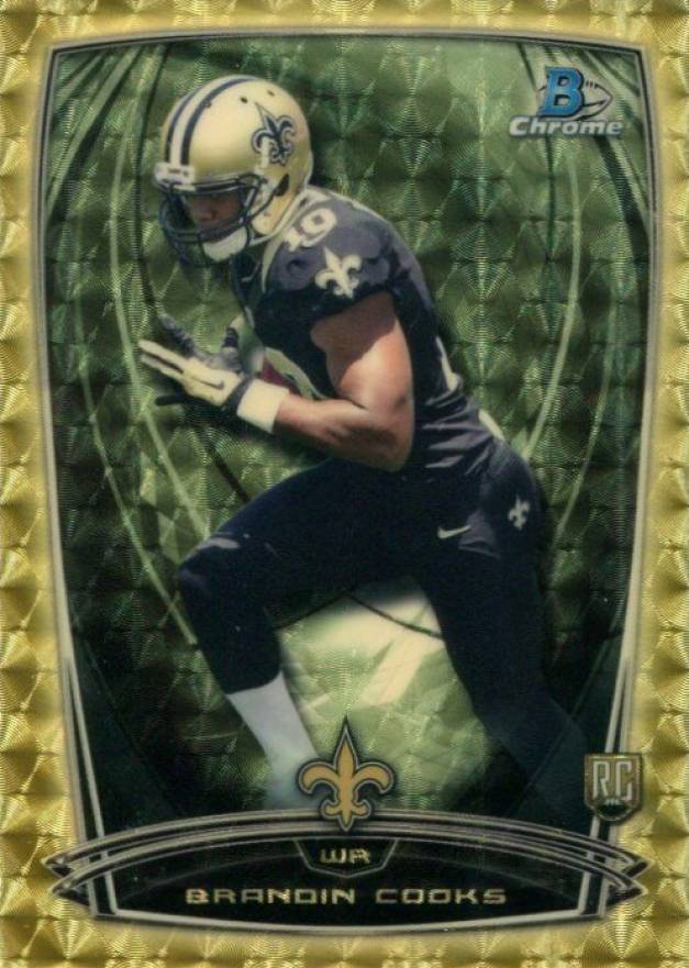 2014 Bowman Chrome  Brandin Cooks #165 Football Card