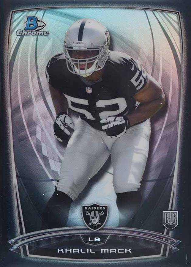 2014 Bowman Chrome  Khalil Mack #123 Football Card