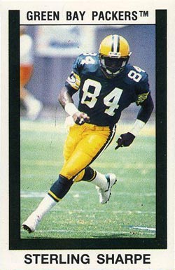 1989 Panini Stickers Sterling Sharpe #69 Football Card