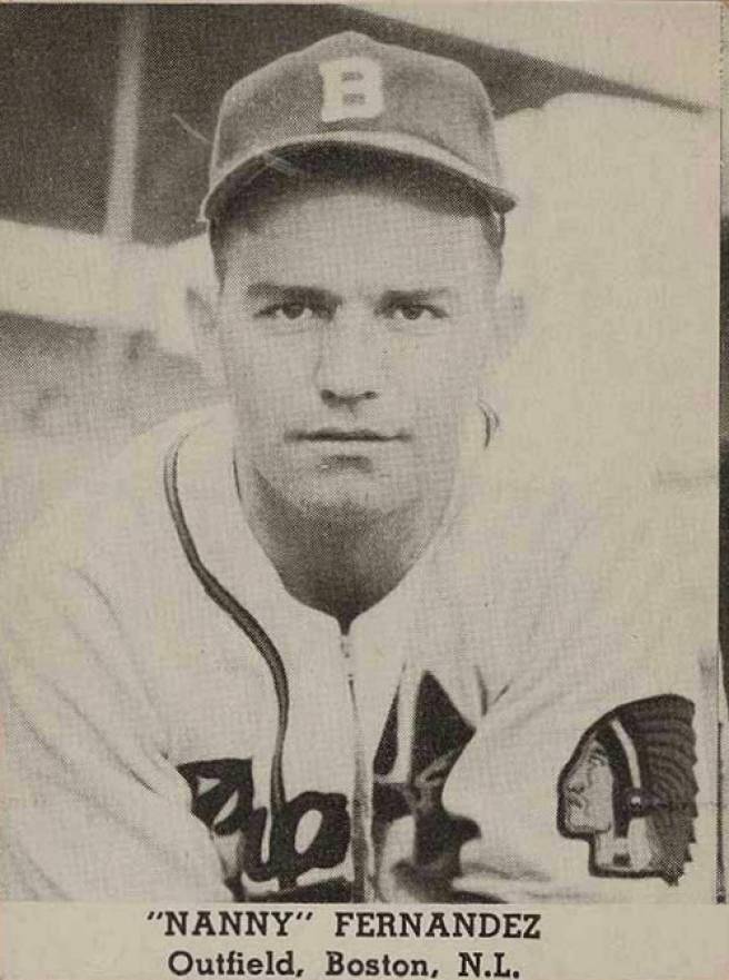 1947 Tip Top Bread "Nanny" Fernandez # Baseball Card