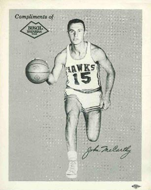 1959 Busch Bavarian Beer John McCarthy # Basketball Card