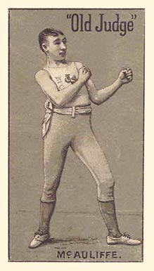 1886 Old Judge Boxers McAuliffe. # Other Sports Card