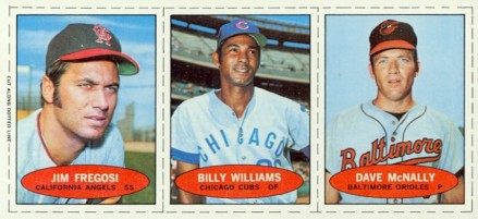 1971 Bazooka No Number Fregosi/Williams/McNally # Baseball Card