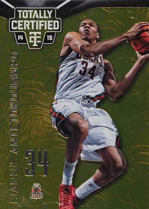 2014 Panini Totally Certified Giannis Antetokounmpo #69 Basketball Card