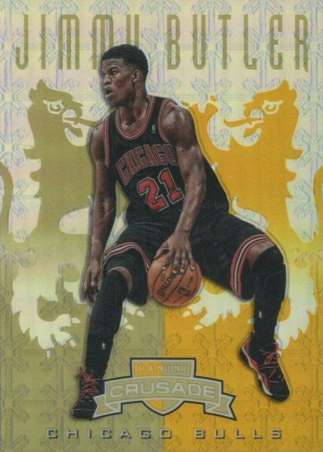 2012 Panini Crusade Prizm Jimmy Butler #46 Basketball Card