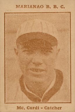 1923 Tomas Gutierrez Harry McCurdy #46 Baseball Card