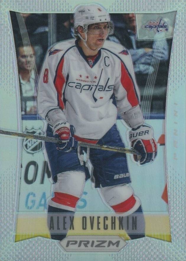 2012 Panini Rookie Anthology Prizm Alex Ovechkin #50 Hockey Card