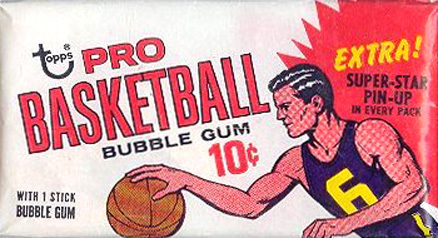 1969 Topps Wax Pack #WP Basketball Card