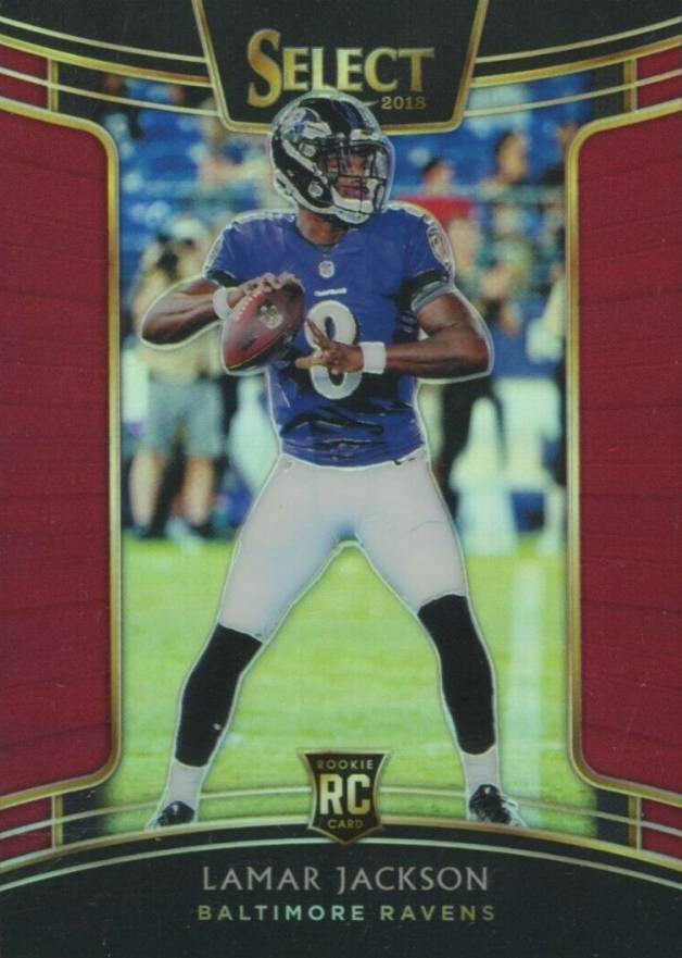 2018 Panini Select Lamar Jackson #70 Football Card