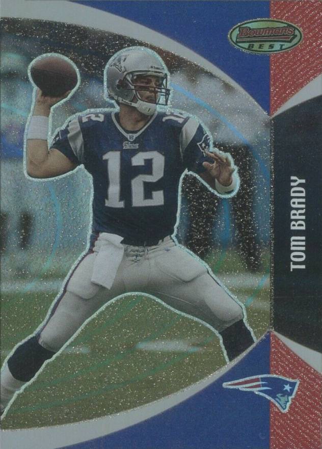 2003 Bowman's Best Tom Brady #34 Football Card