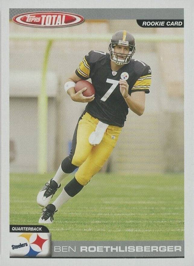 2004 Topps Total Ben Roethlisberger #375 Football Card