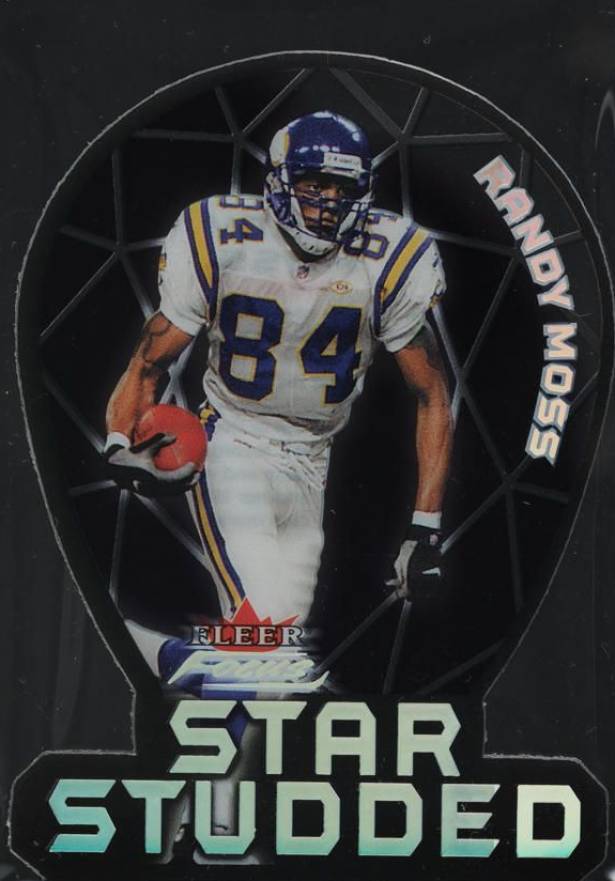 2000 Fleer Focus Star Studded Randy Moss #6 Football Card