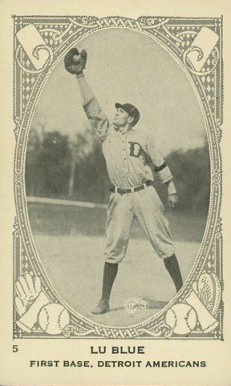 1922 Neilson's Chocolate Type 1 Lu Blue #5 Baseball Card