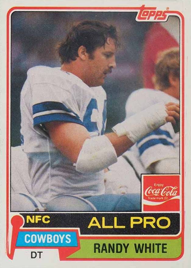 1981 Topps Coke Randy White #11 Football Card