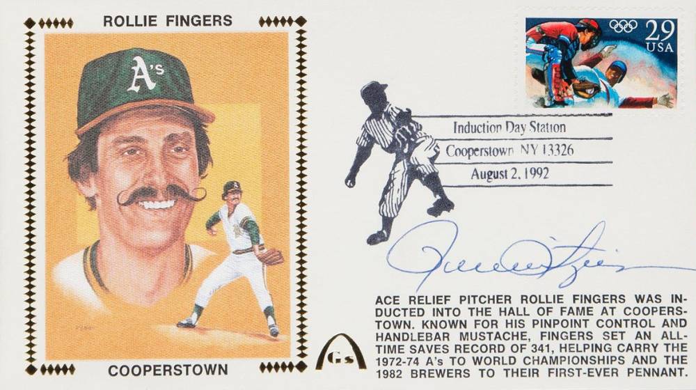 1999 Hall of Fame Autographs Rollie Fingers # Baseball Card