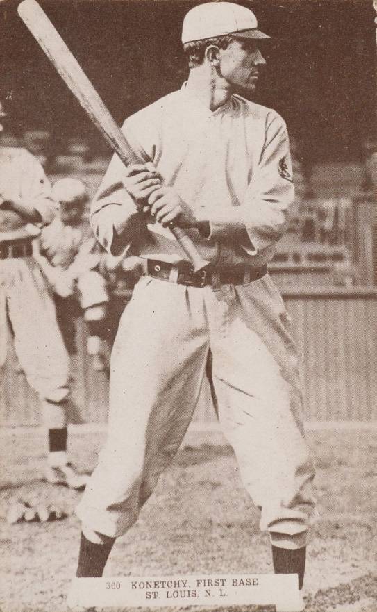 1913 Pinkerton Score/Photo/Postcard Ed Konetchy #360 Baseball Card