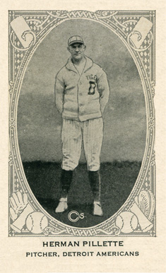 1922 Neilson's Chocolate Type 2 Herman Pillette # Baseball Card