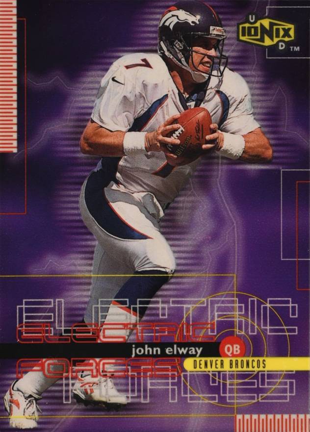 1999 Upper Deck Ionix Electric Forces John Elway #EF13 Football Card