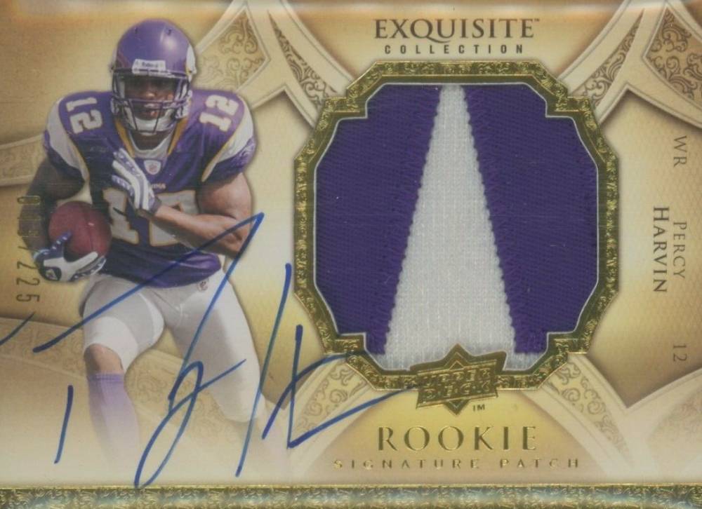 2009 Upper Deck Exquisite Collection Percy Harvin #162 Football Card