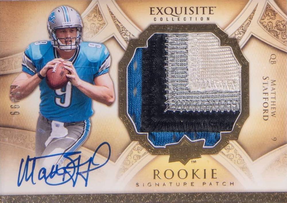 2009 Upper Deck Exquisite Collection Matthew Stafford #183 Football Card