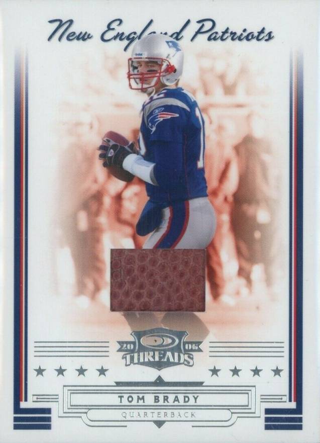 2006 Donruss Threads Tom Brady #63 Football Card