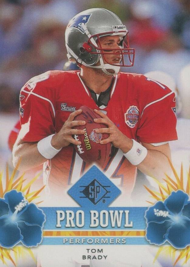 2008 SP Authentic Pro Bowl Performers Tom Brady #40 Football Card