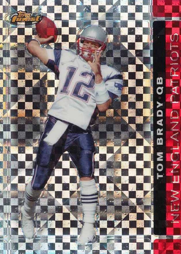 2007 Finest Tom Brady #8 Football Card