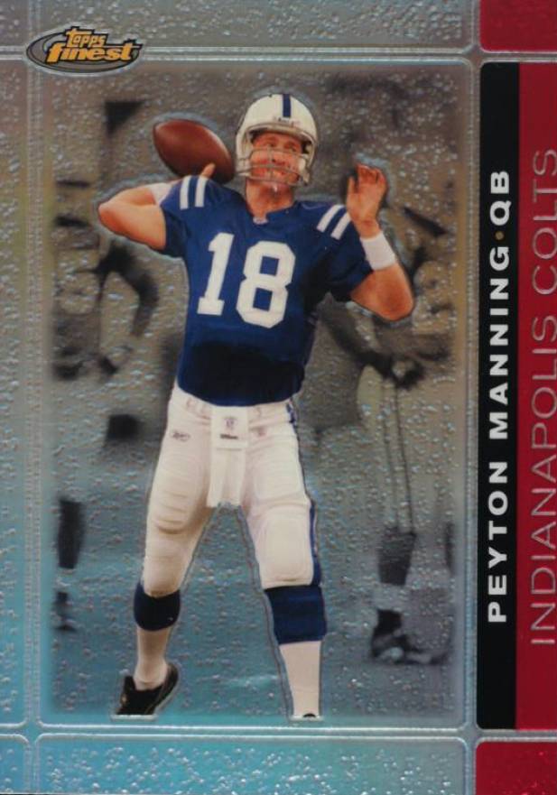 2007 Finest Peyton Manning #1 Football Card