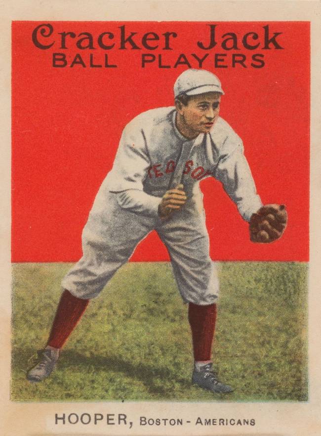 1914 Cracker Jack HOOPER, Boston-Americans #35 Baseball Card