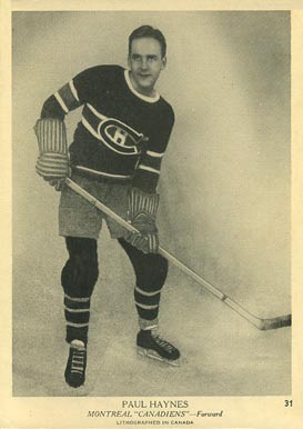 1939 O-Pee-Chee Paul Haynes #31 Hockey Card