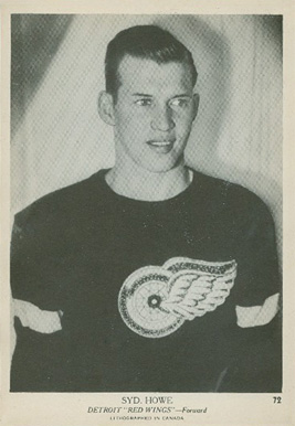 1939 O-Pee-Chee Syd Howe #72 Hockey Card