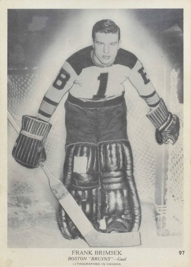 1939 O-Pee-Chee Frank Brimsek #97 Hockey Card