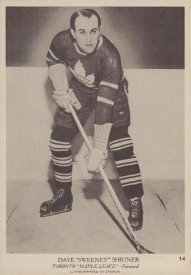 1939 O-Pee-Chee Sweeney Shriner #14 Hockey Card