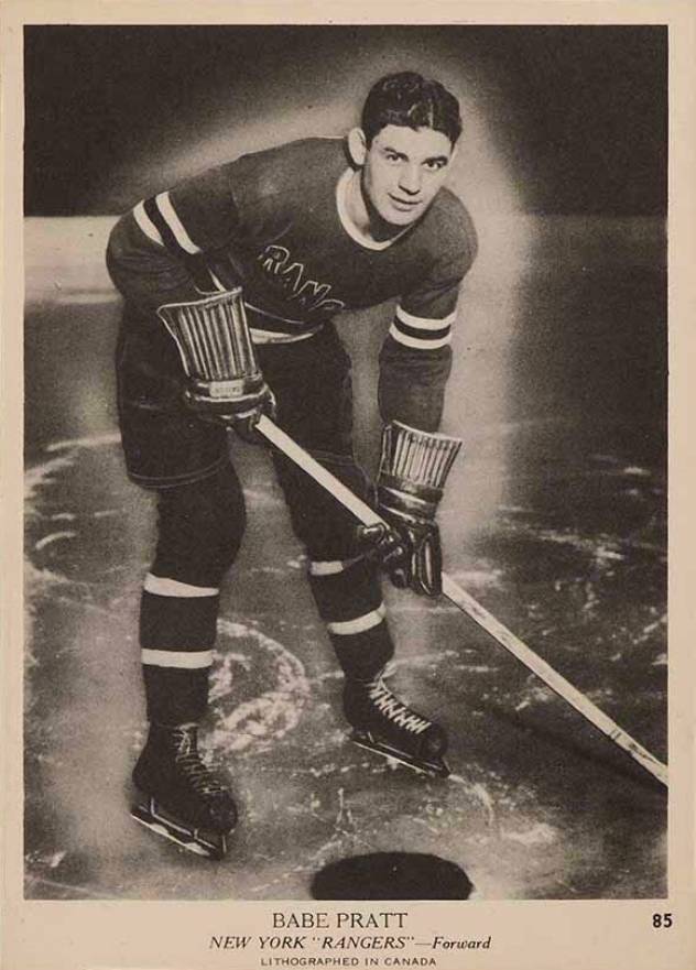 1939 O-Pee-Chee Babe Pratt #85 Hockey Card