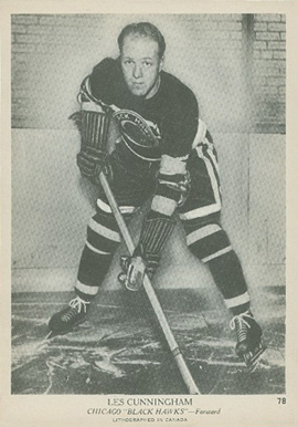 1939 O-Pee-Chee Les Cunningham #78 Hockey Card