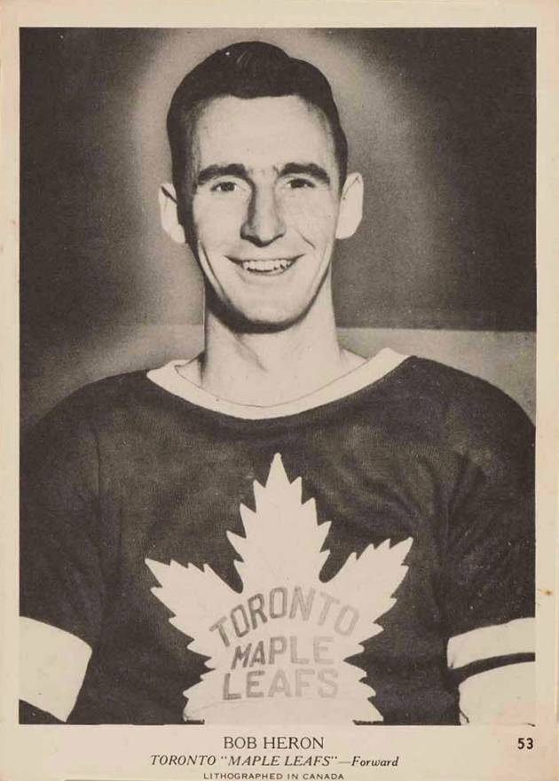 1939 O-Pee-Chee Bob Heron #53 Hockey Card